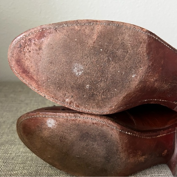 Lucchese 1883 N1017R4 Diego Ostrich Leather Mens Cowboy Western Boots Size 9 D - Picture 10 of 16